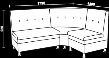 Кухонный угловой диван Нео КМ-05 ДУ в Петрозаводске - предосмотр 2